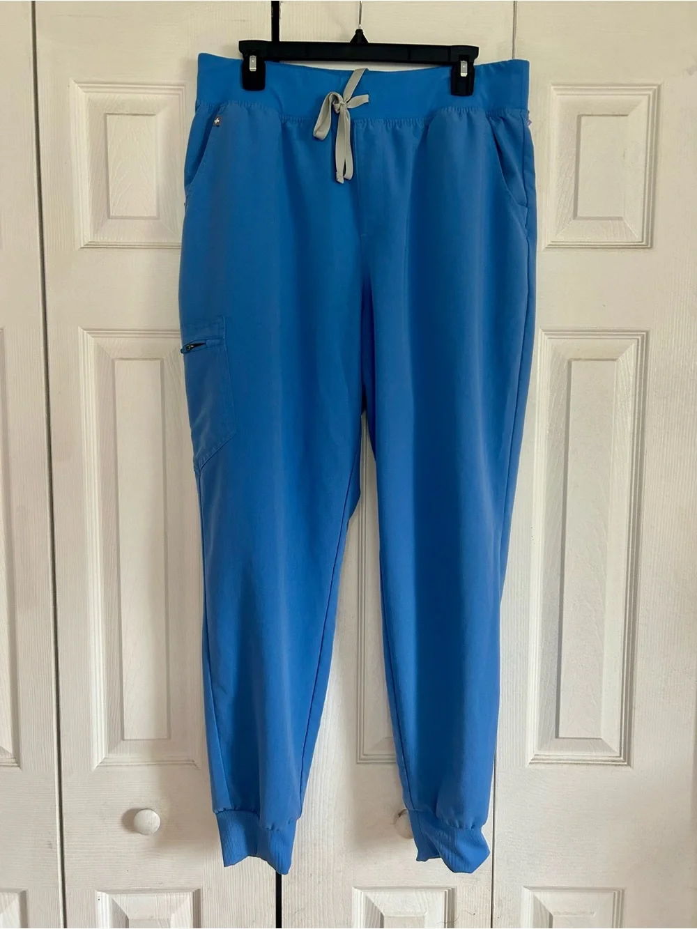 Figs Technical Collection Blue Drawstring Jogger Scrub Pants